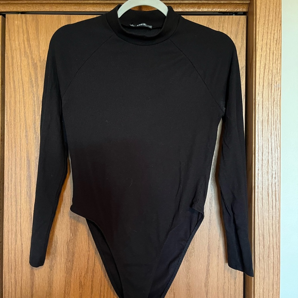Black Long Sleeve Bodysuit